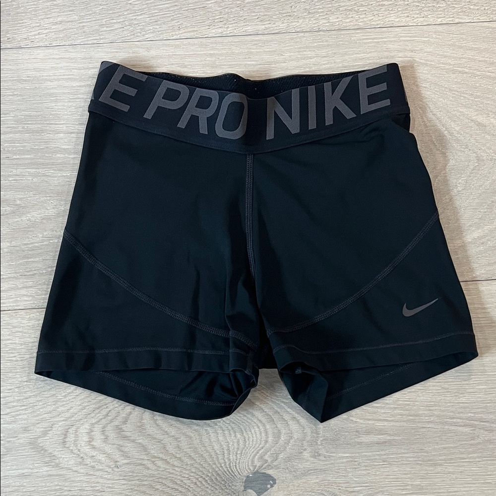 Black Nike dri-fit spandex shorts